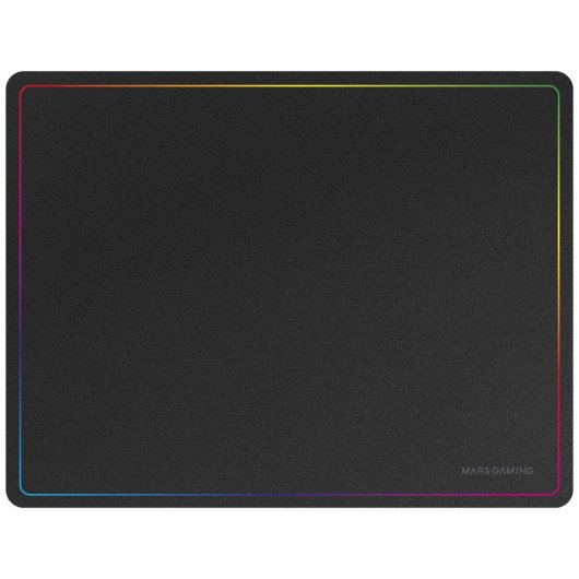 Mars Gaming MCP124 Combo 3 en1 Teclado LED RGB + Ratón RGB 3200 DPI + Alfombrilla, Portugués, Negro