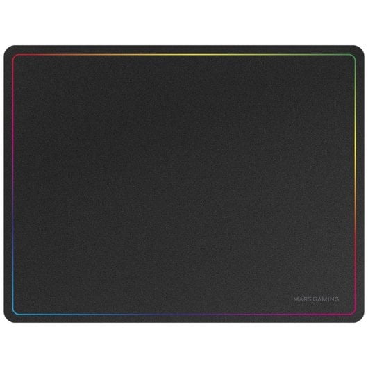 Mars Gaming MCP124 Combo 3 en1 Teclado LED RGB + Ratón RGB 3200 DPI + Alfombrilla, Francés, Negro