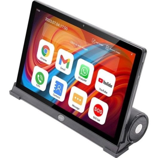 Tablet Lipa F50 WiFi + 4G 10,1" 4GB 64GB Preto com Docking Station