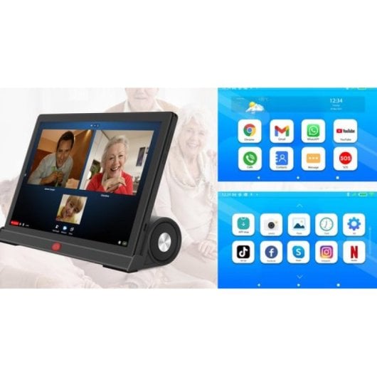 Lipa F50 Tablet Sénior 10.1" 4GB/64GB Preto + Docking Station