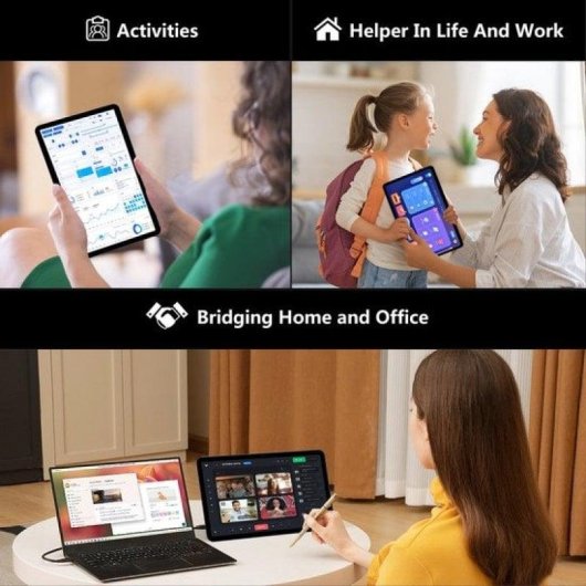 Tablet Lipa Taurus II WiFi + 4G 12" 8GB 256GB Gris Oscuro con Funda