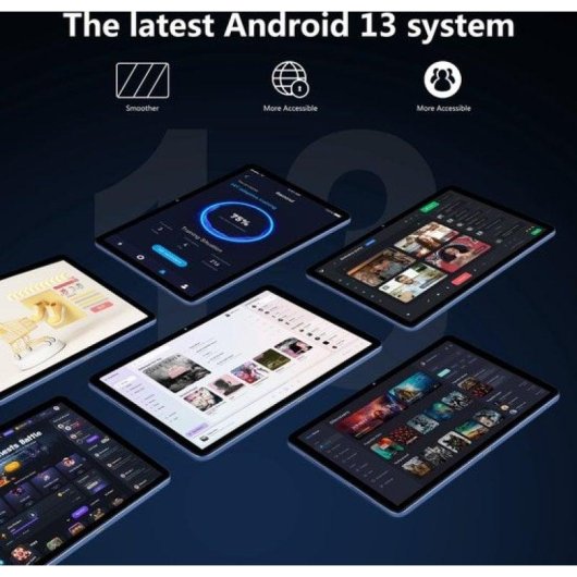 Tablet Lipa Taurus II WiFi + 4G 12" 8GB 256GB Gris Oscuro con Funda