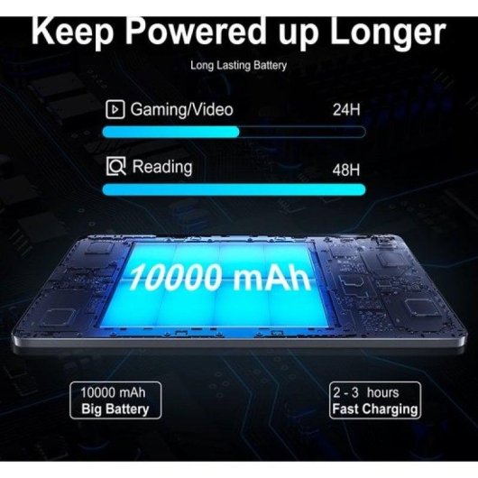 Tablet Lipa Onyx III WiFi + 4G 13,3" 8GB 256GB Preto