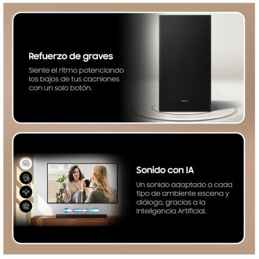 Samsung HW-B750D Barra de Sonido 5.1 Negra
