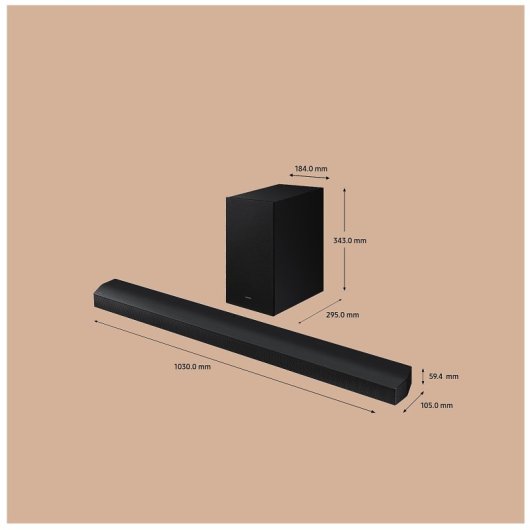 Samsung HW-B750D Barra de Sonido 5.1 Negra
