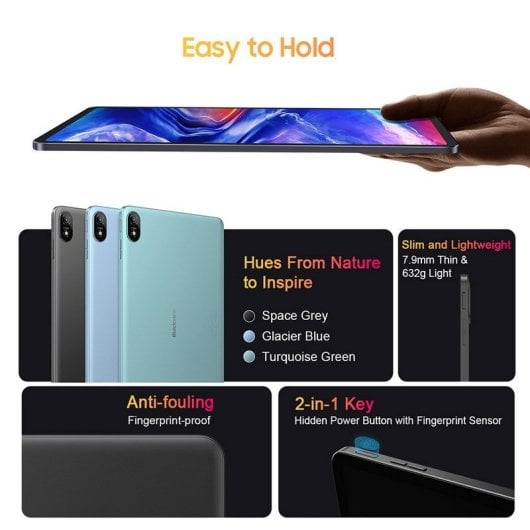 Blackview Tab 18 12" 8/256 Go 4G LTE Gris