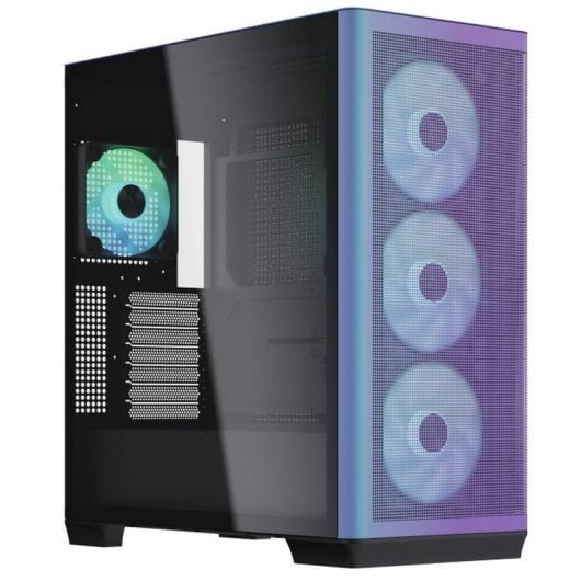 APNX C1 Mid-Tower Cristal Templado USB-C ChromaFlair