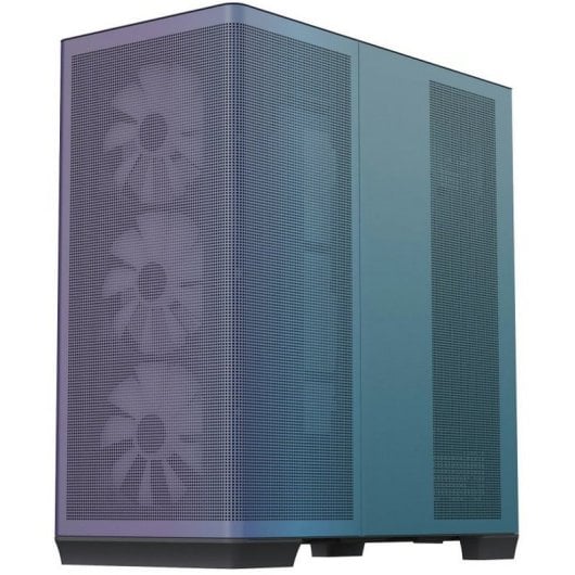 APNX C1 Mid-Tower Cristal Templado USB-C ChromaFlair