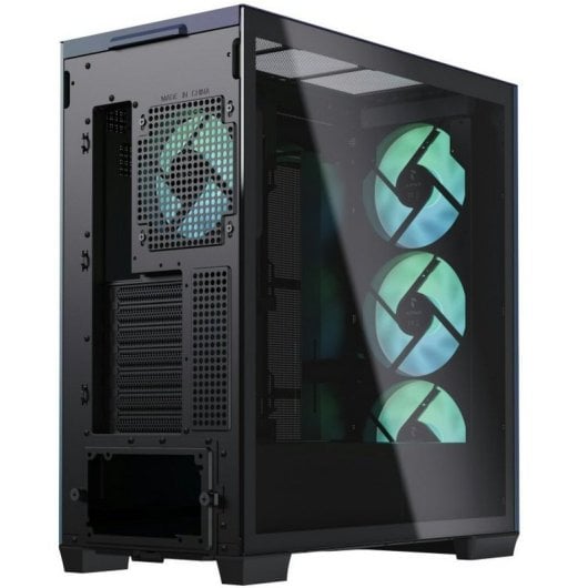 APNX C1 Mid-Tower Cristal Templado USB-C ChromaFlair