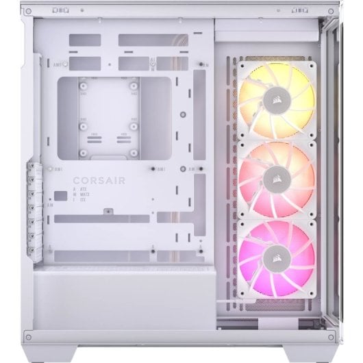 Corsair iCUE LINK 3500X RGB Semi Torre Cristal Templado USB-C Blanca