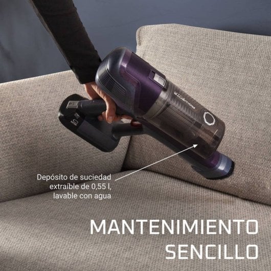 Rowenta X-Pert 6.60 Essential Aspiradora Escoba/Mano sin Cable 18V 100W Gris/Lila
