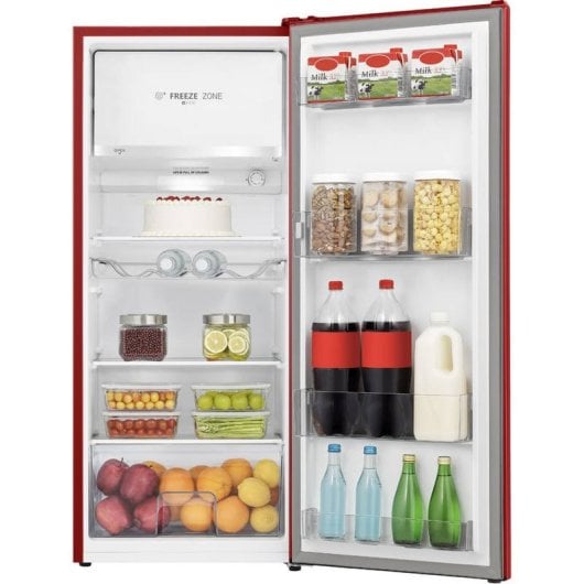 Hisense RR220D4BRE Frigorífico Una Puerta Vintage E Rojo