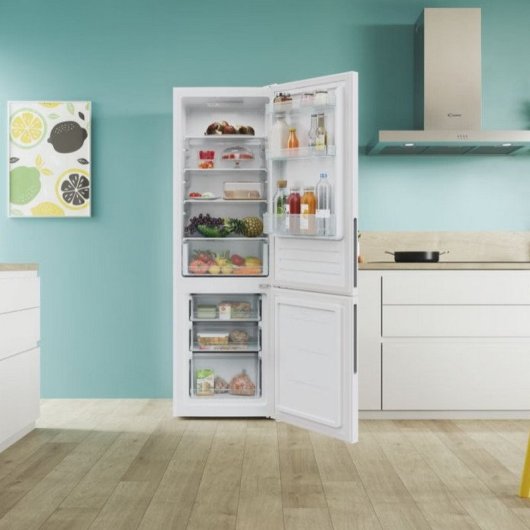 Candy City Combi CCT3L517EW Frigorífico Combinado E Branco