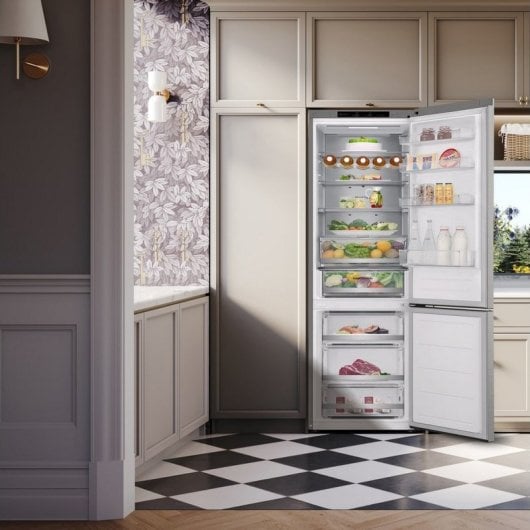 LG 700 Series GBV7280AMB Kombi-Kühlschrank A Strukturierter Anti-Fingerabdruck-Stahl