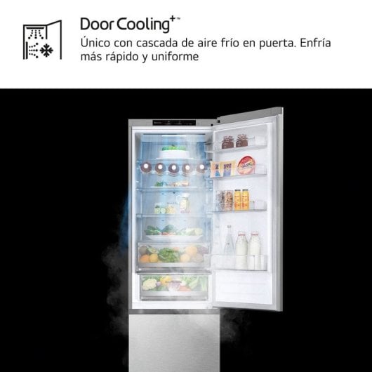 LG 700 Series GBV7280AMB Kombi-Kühlschrank A Strukturierter Anti-Fingerabdruck-Stahl
