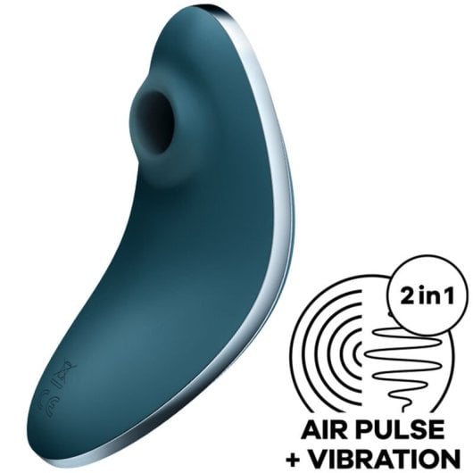 Satisfyer - Vulva Lover 1 Estimulador Y Vibrador Azul