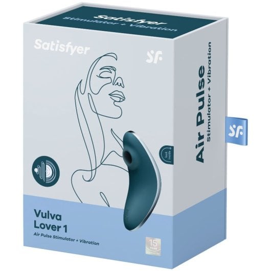 Satisfyer - Vulva Lover 1 Estimulador Y Vibrador Azul