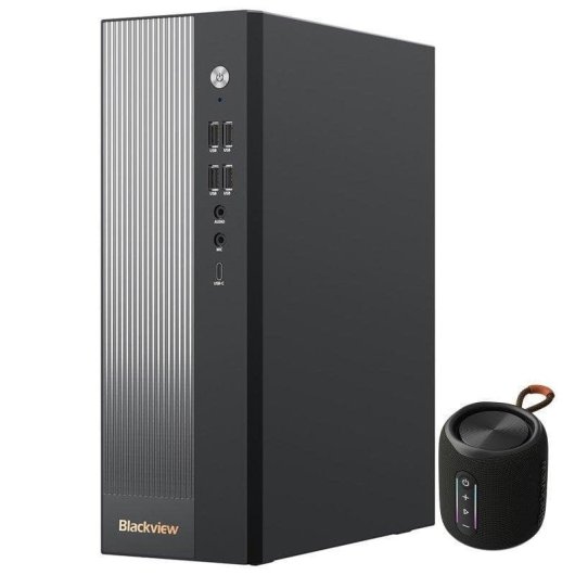Blackview NEX60 6.37L Mini Ordenador Sobremesa Intel Core 5 210H 16GB 512GB SSD + Altavoz Bluetooth