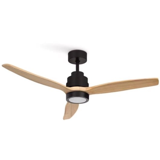 Create Wind Stylance Ventilador de Techo Con Luz Sin Wifi 40W Negro/Madera