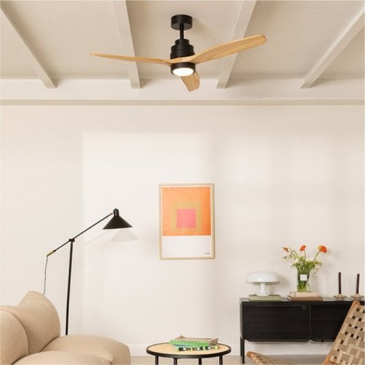 Create Wind Stylance Ventilador de Techo Con Luz Sin Wifi 40W Negro/Madera