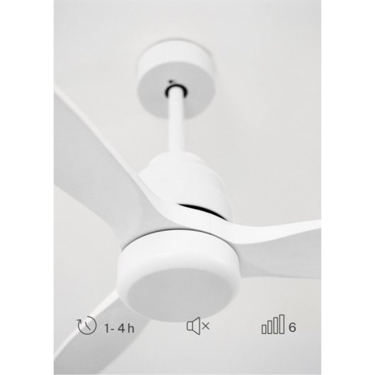Create Wind Stylance Ventilador de Techo sin Luz con Controlador de Pared 40W Blanco