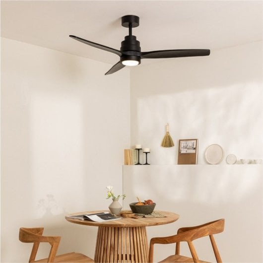 Create Wind Stylance Ventilador de Techo con Luz con Controlador de Pared 40W Negro