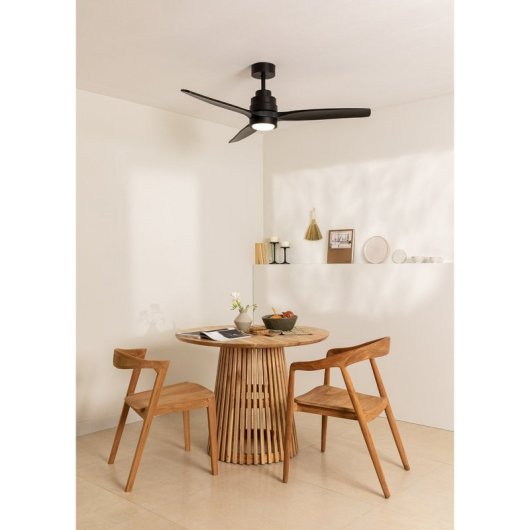 Create Wind Stylance Ventilador de Techo con Luz con Controlador de Pared 40W Negro