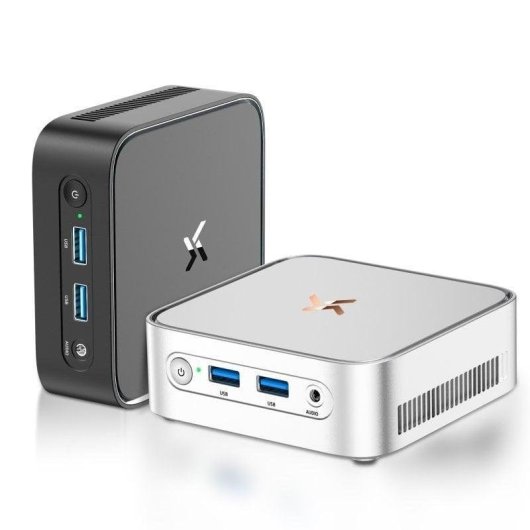 Huidun H80 AMD Ryzen 5 3500U 16GB RAM 512GB ROM Radeon Vega 8 Graphics Mini PC, Plata