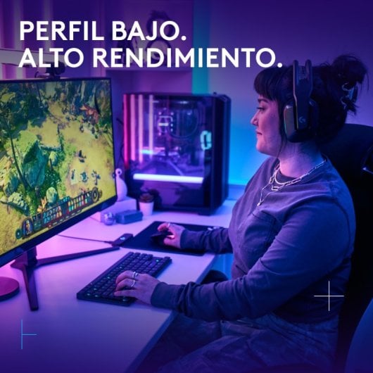 Logitech G515 LIGHTSPEED TKL Teclado Mecánico Gaming Inalámbrico Switch GL Tactile Negro