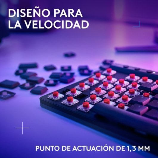Logitech G515 LIGHTSPEED TKL Teclado Mecánico Gaming Inalámbrico Switch GL Tactile Negro