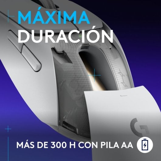 Mouse da gioco wireless Logitech G G309 Lightspeed bianco