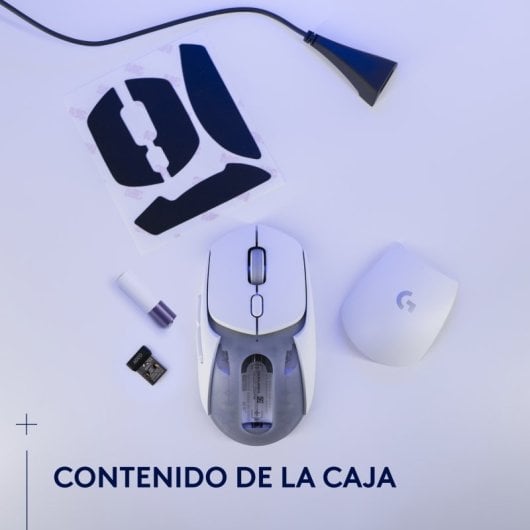 Mouse da gioco wireless Logitech G G309 Lightspeed bianco