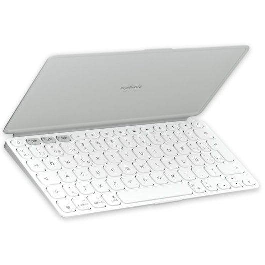 Tastiera multi-dispositivo wireless Bluetooth Logitech Keys-To-Go 2 per Apple, grigio chiaro