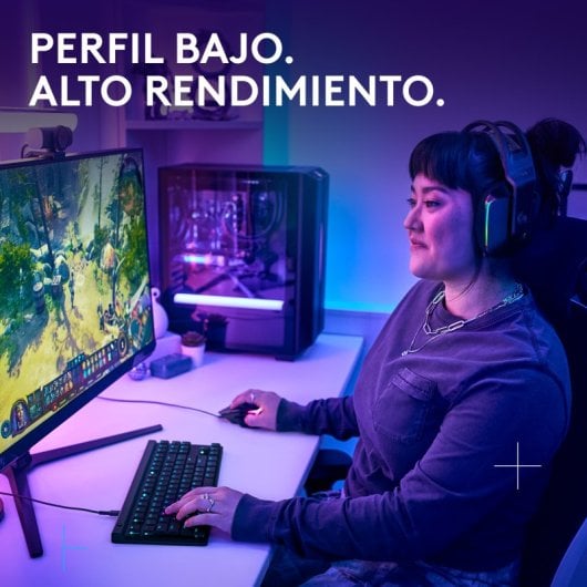 Logitech G515 TKL Teclado Mecánico Gaming RGB Switch GL Tactile PBT Negro