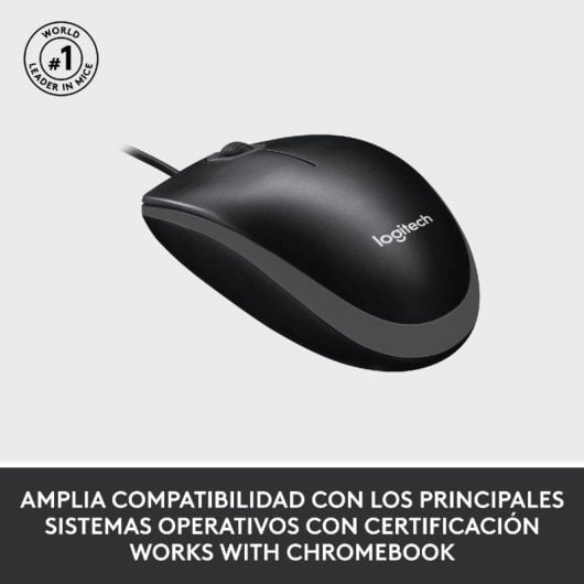 Logitech® Mouse M100 - NERO - USB -