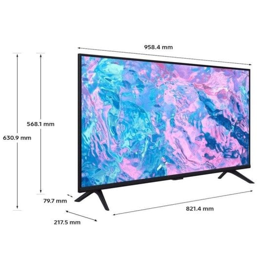 TV Samsung LED TU43CU7025KXXC 43" 4K UltraHD 50Hz Smart TV Tizen HDR10+