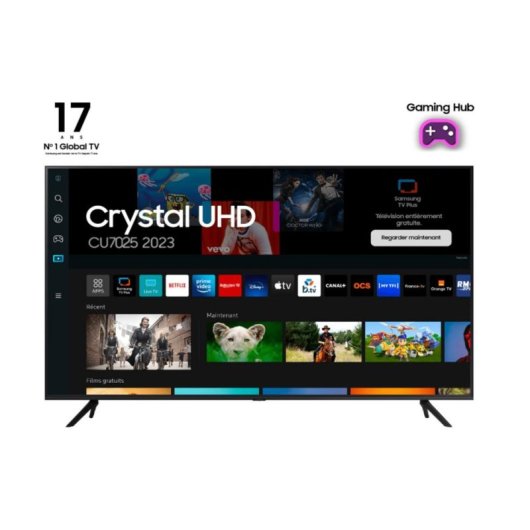 TV Samsung LED TU43CU7025KXXC 43" 4K UltraHD 50Hz Smart TV Tizen HDR10+