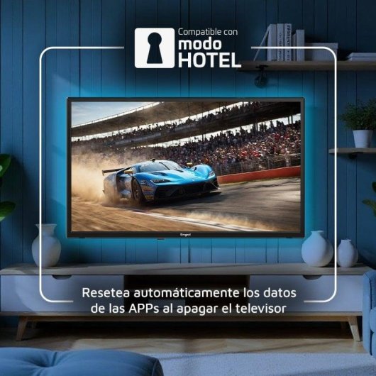 TV Engel LED LE2466T2 24" HD Ready 60Hz Dolby Audio Tuner Triplo