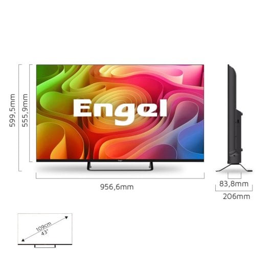 Engel LE4395QLED 43" QLED UltraHD 4K