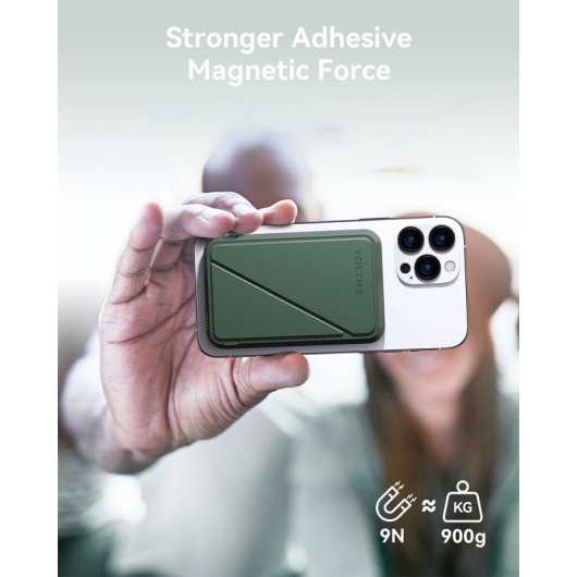 Voltme MagPak 5K Powerbank Inalámbrica Plegable 5000mAh para iPhone ...