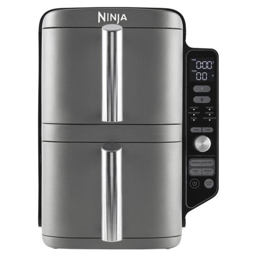 Airfryer Ninja SL400EU Double Stack XL Double Compartiment 9.5L 2470W Gris