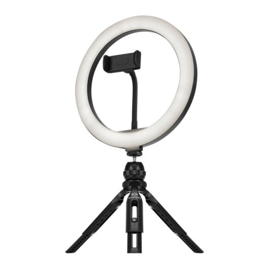 Streamplify Light 10 Anel de luz para videoconferência e transmissão em fluxo contínuo de 26 cm 10 W com tripé 26 cm 10 W