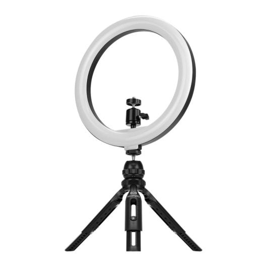 Streamplify Light 10 Anel de luz para videoconferência e transmissão em fluxo contínuo de 26 cm 10 W com tripé 26 cm 10 W