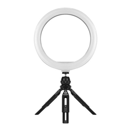 Streamplify Light 10 Anel de luz para videoconferência e transmissão em fluxo contínuo de 26 cm 10 W com tripé 26 cm 10 W