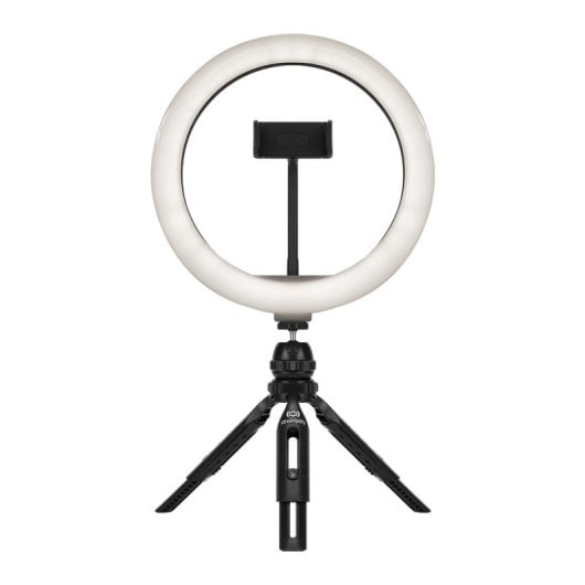 Streamplify Light 10 Anel de luz para videoconferência e transmissão em fluxo contínuo de 26 cm 10 W com tripé 26 cm 10 W