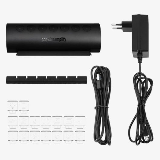 Streamplify HUB CTRL 7 USB 3.2 Gen 1 (3.1 Gen 1) Type-A Schwarz