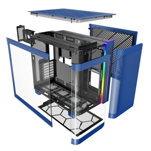 Montech KING 95 Cristal Templado USB 3.2 Azul