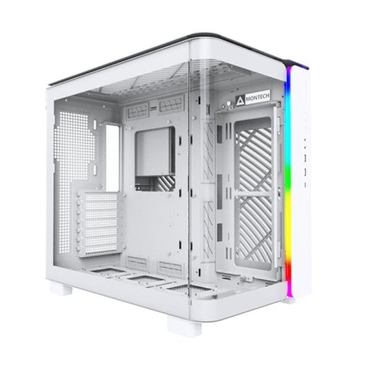 Montech KING 95 Cristal Templado USB 3.2 Blanco