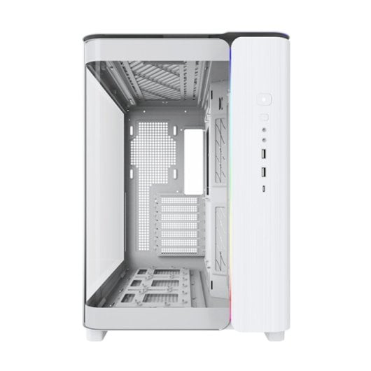 Montech KING 95 Cristal Templado USB 3.2 Blanco