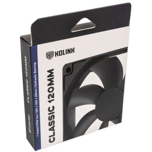 Kolink Classic HDB Boitier PC Ventilateur 12 cm Noir 1 pièce(s)
